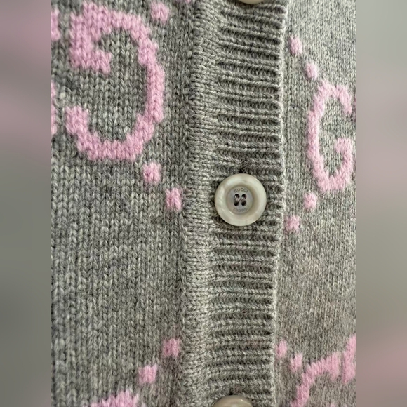 Gucci GG crew neck cardigan sweater - Picture 8 of 12